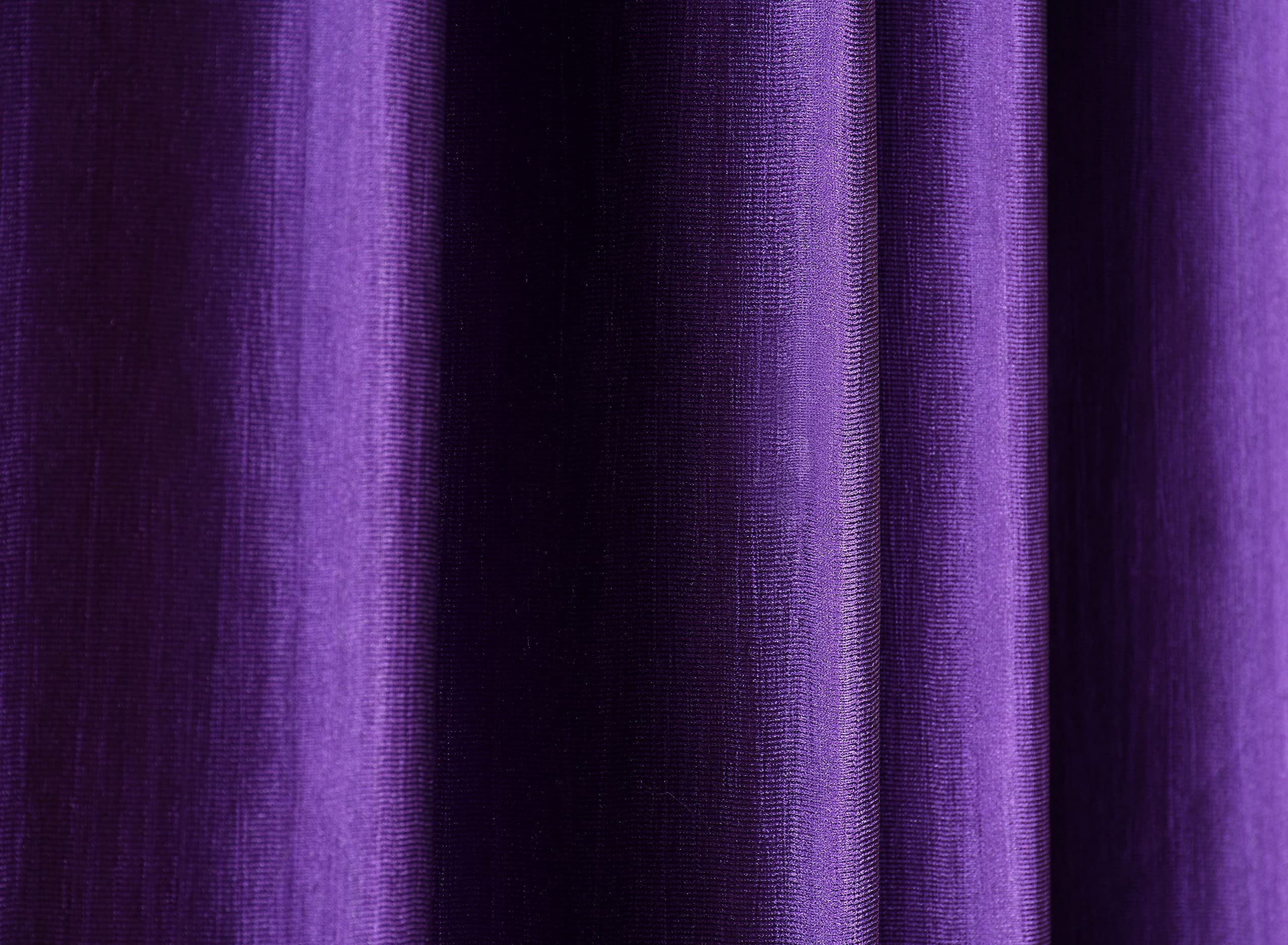 Galaxy Home Decor Solid Plain Curtains for Long Door 10 Feet, Pack of 3, Purple
